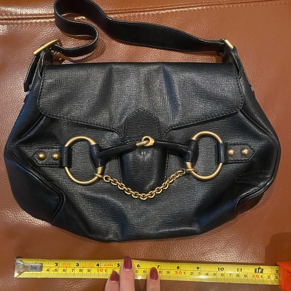 Gucci Black Horsebit Chain Handbag Tom Ford Era - Picture 11 of 15